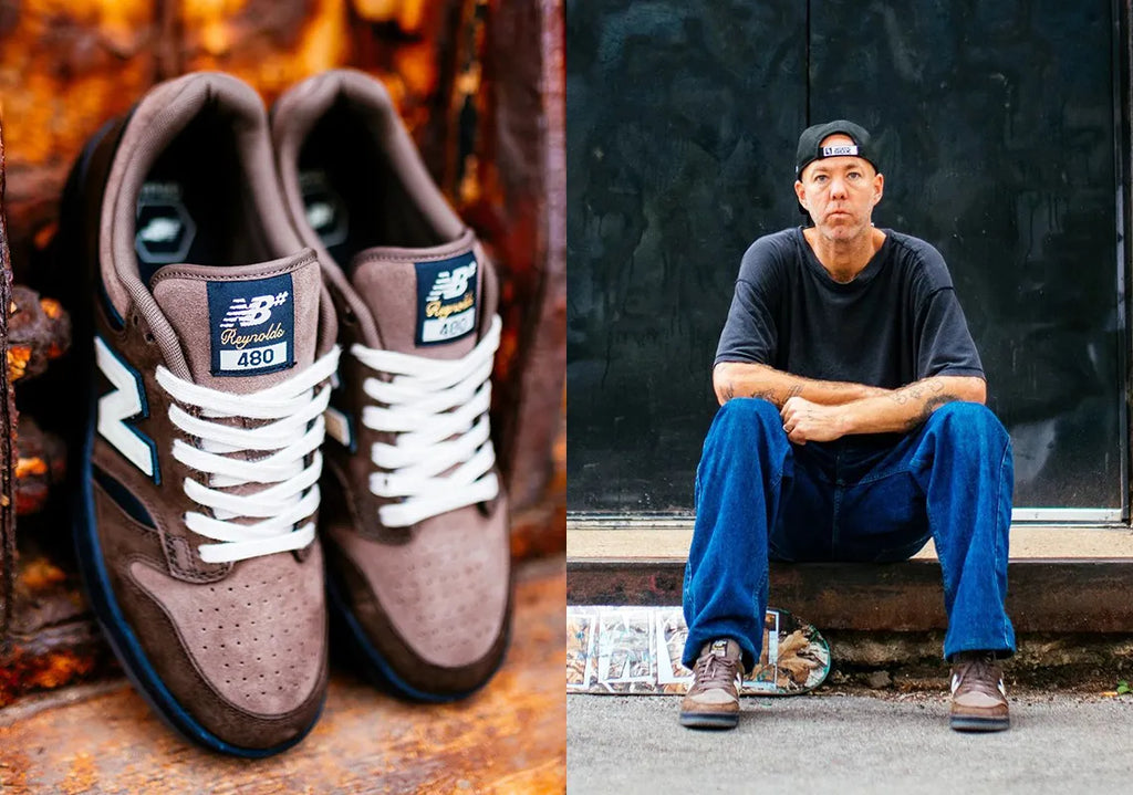 Andrew Reynolds NM480 Shoe remix for New Balance Numeric Out now Tuesdays Skate Shop