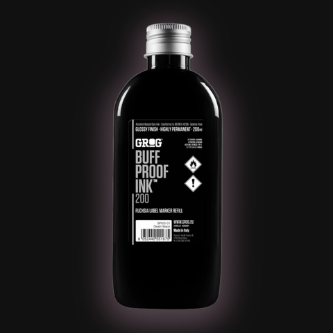 Buy Grog Buff Proof Ink Death Black. 200 ML. Glossy finish. Durable under all elements. Resistant against several types of chemical agents without fading. For further information on any of our products please feel free to message. Graffiti supplies at Tuesdays Skate Shop with fast free delivery, Buy now pay later & Multiple secure payment methods at checkout.