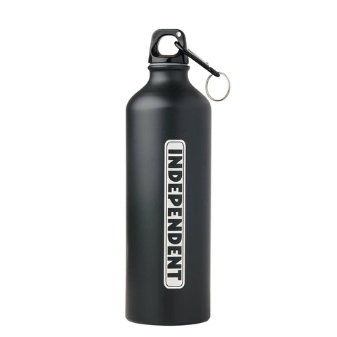 Buy Independent Truck Co. Bar Logo Aluminum Water Bottle. 750 ML Capacity. Screw top with Carabiner and Key Ring. Branded Skateboarding refillable water bottle. Shop the best range of skate accessories at Tuesdays Skate shop with Buy now pay later, multiple secure checkout options & 5 star trustpilot reviews. 