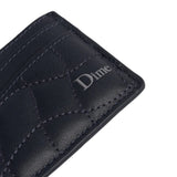 Buy Dime MTL Quilted Card Holder Dark Blue. 100% Leather construct. 4 Interior card pockets. Note slots. Embossed Foil logo detailing. Shop the biggest and best range of Dime MTL in the UK at Tuesdays Skate Shop. Fast Free delivery, 5 star customer reviews, Secure checkout & buy now pay later options at Tuesdays Skate Shop.