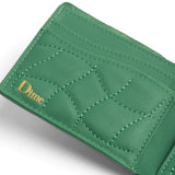 Buy Dime MTL Quilted Bifold Wallet Grass. 100% Leather construct. 4 Interior card pockets. 2 Patch Pockets. Note slots. Embossed Foil logo detailing. Shop the biggest and best range of Dime MTL in the UK at Tuesdays Skate Shop. Fast Free delivery, 5 star customer reviews, Secure checkout & buy now pay later options at Tuesdays Skate Shop.