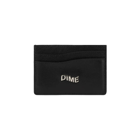 Dime MTL Leather Card Holder Black