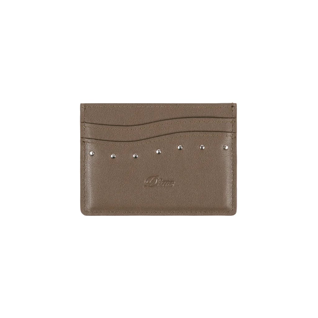 Buy Dime MTL Studded Card Holder Brown. 100% Leather construct. 4 Interior card pockets. Note slots. Embossed Foil logo detailing. Shop the biggest and best range of Dime MTL in the UK at Tuesdays Skate Shop. Fast Free delivery, 5 star customer reviews, Secure checkout & buy now pay later options at Tuesdays Skate Shop.