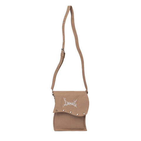 Buy Dime MTL Headbanger Messenger Bag Tan. 100% Cotton canvas outer with Polyester lining. Adjustable strap with studded details. Shop the biggest and best range of Dime MTL in the UK at Tuesdays Skate Shop. Fast Free delivery, 5 star customer reviews, Secure checkout & buy now pay later options at Tuesdays Skate Shop.