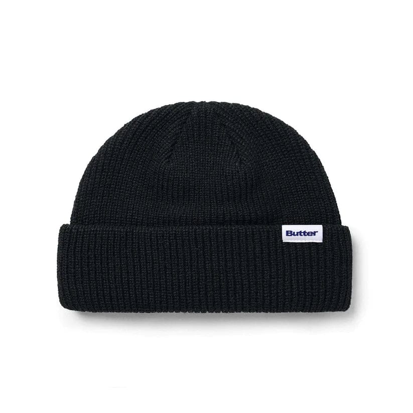 Buy Butter Goods Wharfie Beanie Black. OSFA, Tight Knit Acrylic Construct. Short Cut, Fisherman style. Woven Tab detailing. Shop the best range of Buttergoods in the U.K. at Tuesdays Skate Shop. Fast Free delivery options, Buy now Pay Later & multiple secure payment methods at checkout. Best rates for Skate and Street wear.