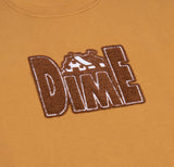 Buy Dime MTL Club Crewneck Caramel Brown. 12 oz heavyweight Sweatshirt, 75% Cotton, 25% Polyester construct. Chenille Logo detail left on chest. Cuffed at arms and hem. Buy now Pay Later with Klarna, Shop now Pay Later with Clearpay. Fast Free Delivery & Shipping options available. Tuesdays Skateshop Greater Manchester Bolton UK.