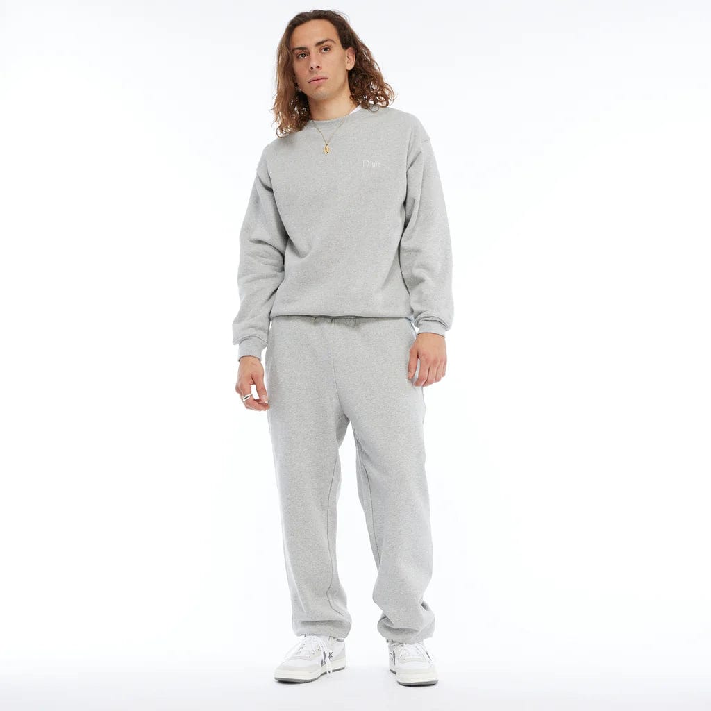 Dime MTL Classic Small Logo Crewneck Sweatshirt Heather Grey Dime MTL Classic Small Logo Crewneck Sweatshirt Heather Grey