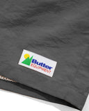 Buy Butter Goods Equipment Shorts Petrol. 100% Nylon construct. Custom patterned Woven belt closure. Slash side pockets with single flat pocket at back. Woven tab label detail on leg. Sits above knee. Shop the best range of Buttergoods in the UK at Tuesdays Skate shop, Fast Free UK delivery, Buy now pay later and multiple secure payment methods at checkout. 65.00 GBP.