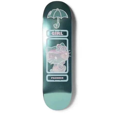 Buy Girl Skateboards Hello Kitty 50th Anniversary Tyler Pacheco Skateboard Deck 8.375" Mid Concave All decks are sold with free grip tape, please specify in the notes if you would like it applied or not. For further information on any of our products please feel free to message. Fast Free UK delivery, Worldwide Shipping. buy now pay later, Klarna & ClearPay. Tuesdays Skateshop, Bolton UK.