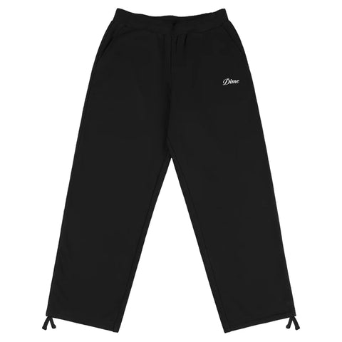 Dime MTL Cursive Small Logo Sweatpants Black