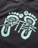 Butter Goods Footprints Pullover Hoodie Charcoal