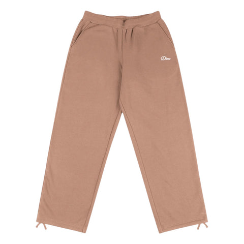 Dime MTL Cursive Small Logo Sweatpants Sepia