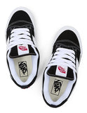 Buy Vans Knu Skool Chunky Skate Shoes in Black/White at Tuesdays Skateshop Bolton. Suede Upper construct. Puffy 3D sidestripe. Reissued 90's low profile, nostalgia. Red tab detail at heel. Chunky Laces. Waffle Sole. VN0009QC6BT. Fast Free delivery options, Buy now pay later with Klarna/Clearpay & multiple secure checkout options. See our trustpilot reviews and shop with confidence.