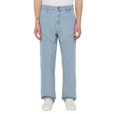 Buy Dickies Madison Double Knee Denim Pant Vintage Blue. Straight leg. Slit front pockets with Back pockets. Woven tab detail at back. Double Knee front paneling. Belt loops. Shop the best range of Dickies at Tuesdays Skateshop. Fast Free delivery, buy now pay later and fit pictures.