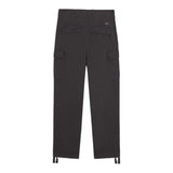 Buy Dickies Johnson Cargo Trousers Charcoal Grey DK0A4YF2CH01. 100% Cotton construct. Straight leg, regular fit. Adjustable cords at ankle hem. Side cargo pockets. Reinforced knees. Belt loops. Shop the best range of Dickies at Tuesdays Skateshop. Fast Free delivery, buy now pay later and fit pictures.