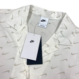 Nike AOP Short Sleeve Button Up Shirt Sail/Off White (S)