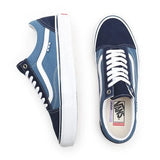 Buy Vans Skate Old Skool Pro Shoes Navy/White VN0A5FCBNAV1. Light weight durable padded throughout construct. Suede reinforced Double stitched toe Box w/ Canvas padded upper for that added snug comfort. Shop the best range of Vans Skateboarding trainers in the U.K. at Tuesdays Skate Shop, located in Bolton Town Centre. Buy now pay later options with Klarna & ClearPay. Fast Free Delivery options.