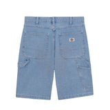 Buy Dickies Garyville Denim Shorts Vintage Blue DK0A4XCKC151. Straight fit for causal wear. 100% cotton construct. Woven tab detail at back pocket. Carpenter pocket and hammer loop. 65.00 GBP. Shop the best range of Dickies at Tuesdays Skate shop with fast free postage, buy now pay later and multiple secure checkout methods.