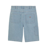 Buy Dickies Madison Denim Shorts Vintage Blue DK0A4YSYC151. Straight fit for causal wear. 100% cotton construct. Woven tab detail at back pocket. Carpenter pocket and hammer loop. 70.00 GBP. Shop the best range of Dickies at Tuesdays Skate shop with fast free postage, buy now pay later and multiple secure checkout methods.