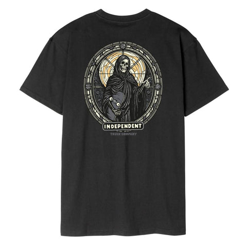 Buy Independent Truck Co. ITC Stained T-Shirt Black (Back Print), Regular Cut Tee. 100% Soft cotton construct. Front and Back print details. best range of Skateboarding Tees at Tuesdays Skate shop, Fast Free delivery and buy now pay later options. Consistent trusted 5 star customer feedback. 