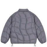 Buy Dime MTL Midweight Wave Puffer Jacket Silver Gray with size guide. Shop the best range of Dime Clothing in the UK at Tuesdays Skate Shop. Buy now Pay Later with Klarna, Shop now Pay Later with Clearpay. Fast Free Delivery & Shipping options available. Tuesdays Skateshop Greater Manchester Bolton UK.