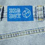 Buy Polar Skate Co. Big Boy Jeans Light Blue. Extremely loose fit. Slightly Tapered. Carpenter side pocket and hammer loop detailing. Big Boy Embroidered detail on condom Pocket. Heavy set belt loops. See more Polar Skate Co. Fast Free UK & EU delivery options. Worldwide Shipping.