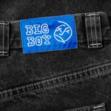 Buy Polar Skate Co. Big Boy Jeans Silver Black. Extremely loose fit. Slightly Tapered. Carpenter side pocket and hammer loop detailing. Big Boy Embroidered detail on condom Pocket. Heavy set belt loops. See more Polar Skate Co. Fast Free UK & EU delivery options. Worldwide Shipping.