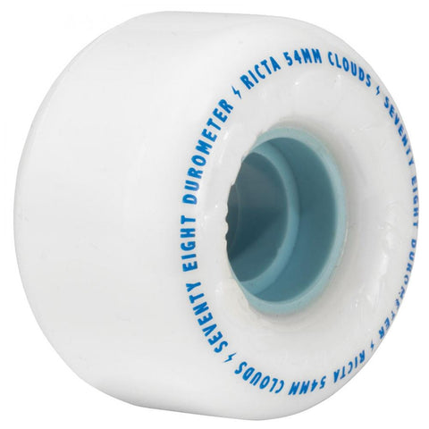 Buy Ricta Clouds Skateboard Wheels 60 MM 78 A All terrain skateboard Wheels. See more Wheels?  Fast Free delivery and shipping options. Buy now Pay later with Klarna and ClearPay payment plans at checkout. Tuesdays Skateshop. Best for Skateboarding and Skateboard Wheels. Bolton, UK.