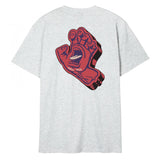 Buy Santa Cruz Screaming Foam Hand T-Shirt in Athletic Heather Grey (Back Print) . Iconic timeless design. Small logo on left of chest with large back print. Shop the best range of Skate Surf Tees at Tuesdays Skate shop. Buy now pay later with Clearpay & rated excellent on trustpilot.