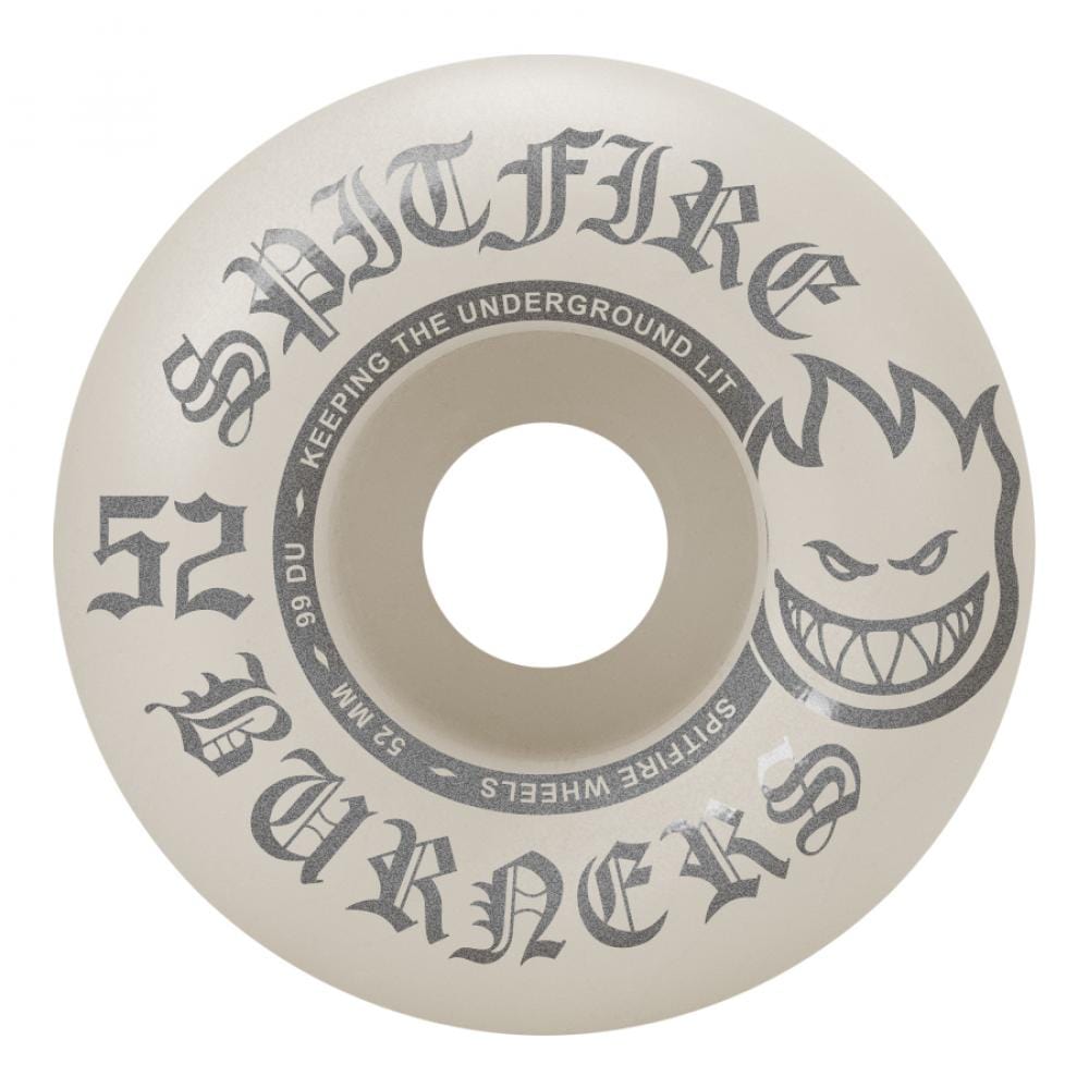 Buy Spitfire Burner Skateboard Wheels 52 MM 99 DU Original Classic shape Tested proven for speed and control. For further information on any of our products please feel free to message. In Stock Spitfire Formula Four at Tuesdays Skateshop, Fast Free delivery with buy now pay later options with ClearPay.