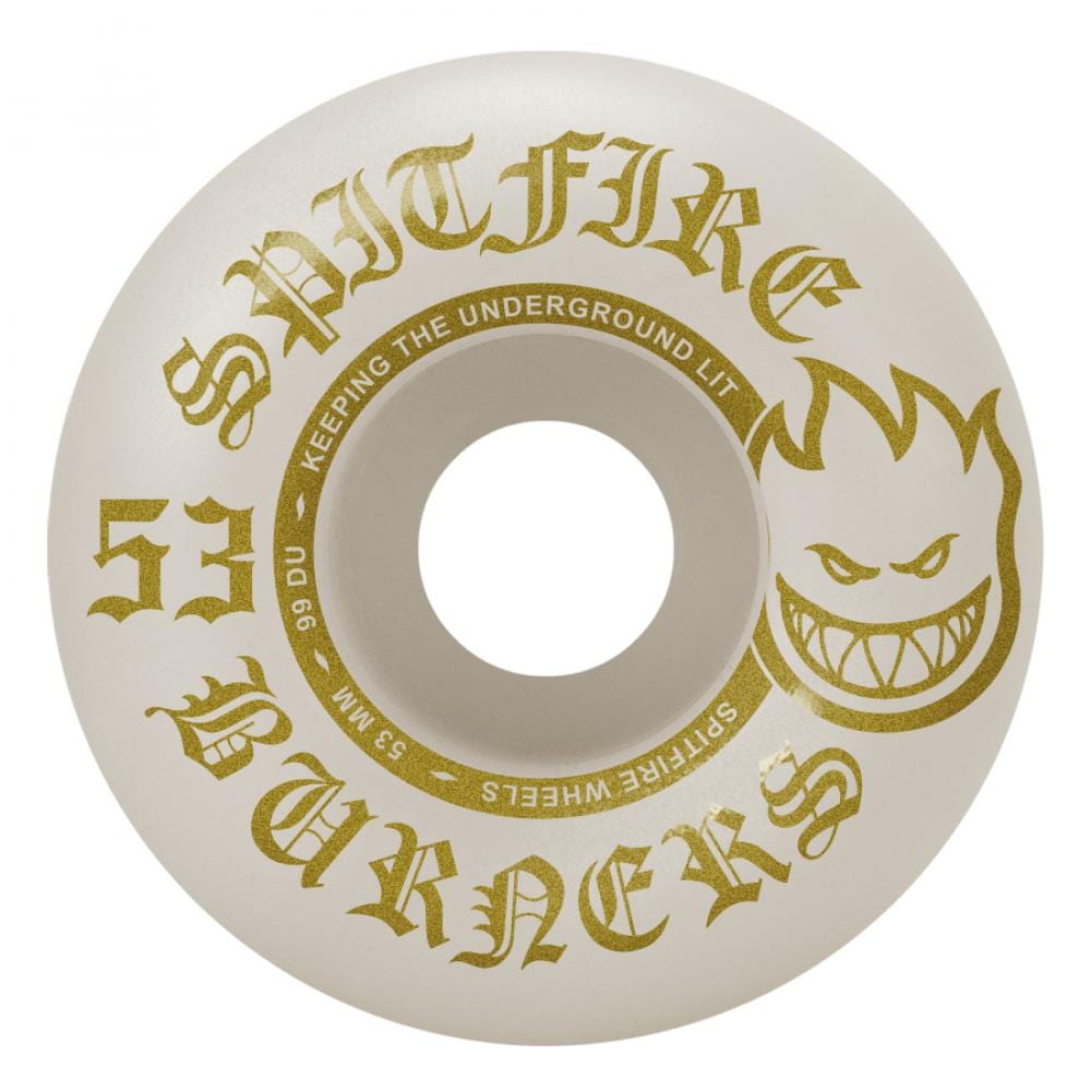 Buy Spitfire Burner Skateboard Wheels 53 MM 99 DU Original Classic shape Tested proven for speed and control. For further information on any of our products please feel free to message. In Stock Spitfire Formula Four at Tuesdays Skateshop, Fast Free delivery with buy now pay later options with ClearPay.