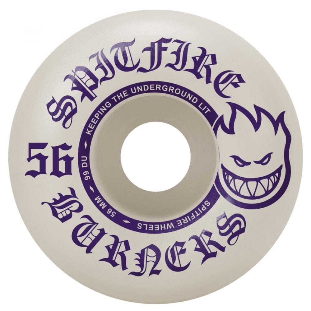 Buy Spitfire Burner Skateboard Wheels 56 MM 99 DU Original Classic shape Tested proven for speed and control. For further information on any of our products please feel free to message. In Stock Spitfire Formula Four at Tuesdays Skateshop, Fast Free delivery with buy now pay later options with ClearPay.