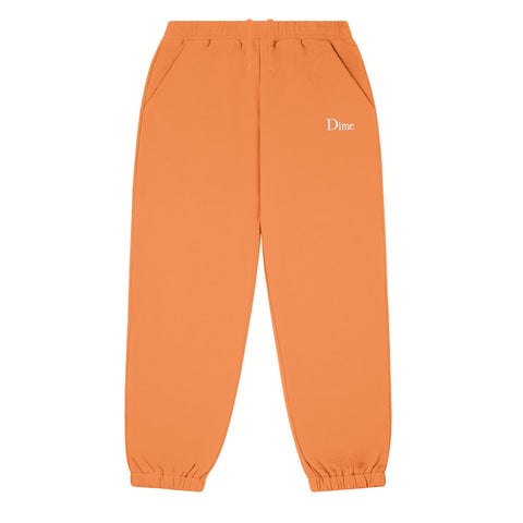 Buy Dime MTL Classic Logo Sweatpants Tracksuit Jupiter. 100% Soft cotton construct. Elasticated drawstring adjustable waistband with cuffed hem. Embroidered logo central on chest. Slit side pockets. Fast Free UK delivery, Worldwide Shipping. Best UK Stockist. Buy now pay later with Klarna or ClearPay payment plans at checkout. Tuesdays Skateshop, Greater Manchester, Bolton, UK.