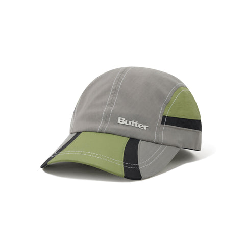 Buy Butter Goods Swift 4-Panel Cap Grey. 100% Nylon construct. Woven Label on front. Adjustable elasticated hiking cord closure. Fast free UK Delivery & Buy now pay later at Tuesdays. #1 UK destination for Butter Goods in the U.K. 40.00 GBP.