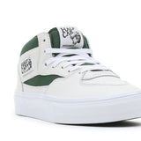 Buy Vans Skate Half Cab Light White/Green VN0A5FCDWGR1. Remodelled for a longer lasting wear. Classic Silhouette constructed with heavy Suede panelling. New checkerboard tab detail. Red Vans Skateboarding Heel Tab. Fast Free UK delivery options. Best for Vans Skateboarding at Tuesdays. Buy now pay later with Klarna & ClearPay. Bolton, Greater Manchester. UK.