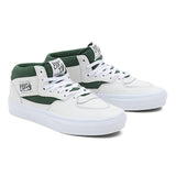 Buy Vans Skate Half Cab Light White/Green VN0A5FCDWGR1. Remodelled for a longer lasting wear. Classic Silhouette constructed with heavy Suede panelling. New checkerboard tab detail. Red Vans Skateboarding Heel Tab. Fast Free UK delivery options. Best for Vans Skateboarding at Tuesdays. Buy now pay later with Klarna & ClearPay. Bolton, Greater Manchester. UK.