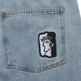 Buy Helas Dieu Grec Denim Pants Light Blue. Browse the biggest and Best range of Helas in the U.K with around the clock support, Size guides Fast Free delivery and shipping options. Buy now pay later with Klarna and ClearPay payment plans at checkout. Tuesdays Skateshop, Greater Manchester, Bolton, UK. Best for Helas.