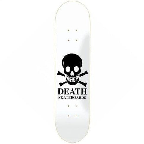 Buy Death Skateboards OG Skull White Skateboard Deck 8.75" Mid Concave. Top ply stains vary. All decks come with free Jessup grip tape, please specify in notes if you would like it applied or not. See more Decks? Fast Free UK & Europe Delivery options, Worldwide Shipping. #1 UK Stockist.