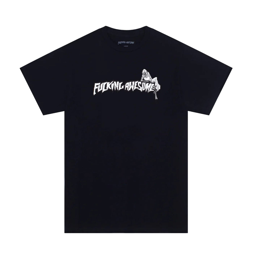 Buy Fucking Awesome Muerte T-Shirt Black. 100% soft cotton construct. Regular fitting. Front and print details. For further information feel free to use the on page chat option. See more Fucking Awesome? Shop the biggest and best range of FA in the UK at Tuesdays Skate Shop. Buy now pay later options with Klarna and ClearPay.
