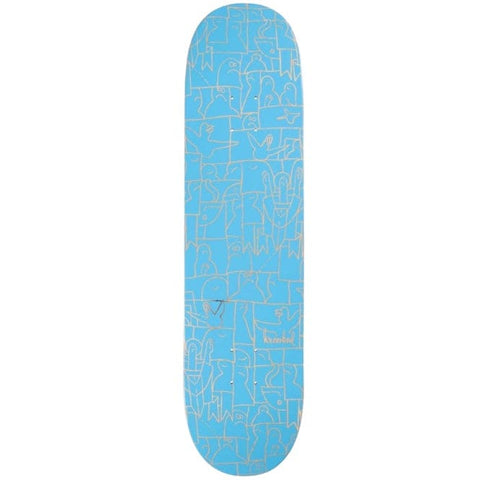 Buy Krooked PP Flock Blue Skateboard Deck 8.25" All decks come with free Jessup grip, Please specify in notes if you would like it applied. Buy now Pay Later with Klarna & ClearPay payment plans at checkout. Fast free Delivery and shipping options. Tuesdays Skateshop, Greater Manchester, Bolton, UK.
