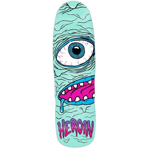 Buy Heroin Skateboards 'Mid Mutant' Razortop construct Skateboard Deck 9.25" Wheelbase - 14.5" All decks come with free Jessup grip, please specify in notes (at checkout) if you would like it applied or not. For further information on any of our products please feel free to message. Fast free UK Delivery, Worldwide Shipping.