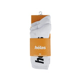 Buy Helas Socks Pack (3 Pairs) White M - Fits Approx. UK 6 - UK 8 L - Fits Approx. UK 8.5 - UK 11 For further assistance open chat. Fast Free delivery and shipping options. Buy now Pay later with Klarna and ClearPay payment plans at checkout. Tuesdays Skateshop, Greater Manchester, Bolton, UK.
