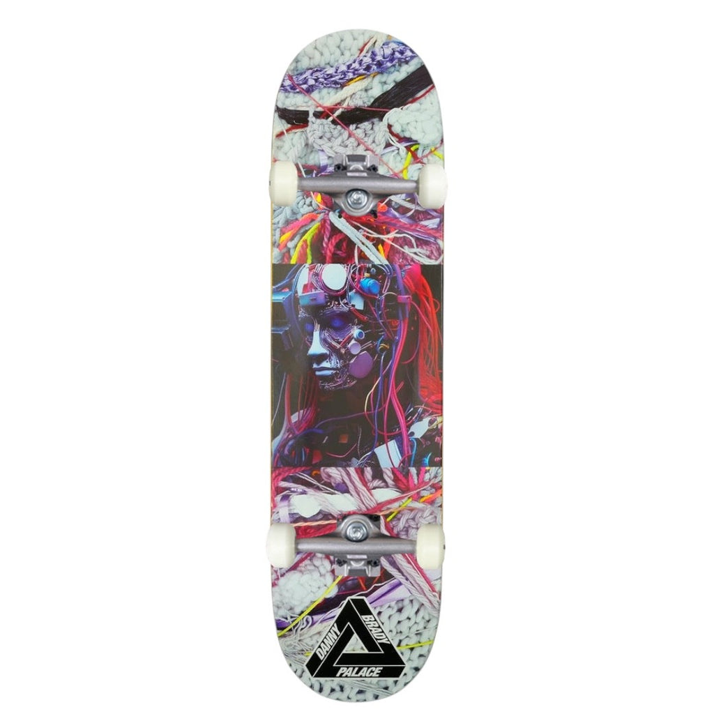 Buy Palace Skateboards Danny Brown Complete Skateboard 8".  Raw Bullet hard wearing Trucks. 53 MM 101a OJ Wheels. Abec 3 precision bearings. Sushi Hardware. Black Grip. Ideal for a first timer or the more intermediate skateboarding. Ideal for a first timer or the more intermediate skateboarding. #1 for getting rolling in the UK. Buy now pay later with Klarna & Clearpay. Fast Free Delivery/Shipping options. Tuesdays Skateshop | Bolton Greater Manchester | UK.