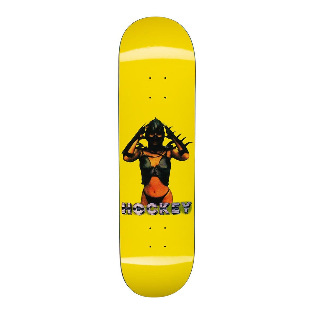 Buy Hockey Skateboards 'Gwendoline' Donovon Piscopo Skateboard Deck 8.38". All decks come with free Jessup griptape, please specify in the notes at checkout or drop us a message in the chat if you would like it applied or not. Buy now Pay Later with Klarna & ClearPay payment plans. Fast Free Delivery. Free MOB or Jessup grip tape. Tuesdays Skateshop, Bolton | UK.