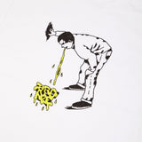 Buy Bronze 56k Puke T-Shirt in White. 100% Cotton construct. Front print detailing. Regular cut/fit. Size guide for Bronze56k. #1 Destination for Bronze in the UK at Tuesdays Skateshop, Bolton. Fast Free delivery and Multiple secure checkout options. Buy now pay later with Klarna or ClearPay.