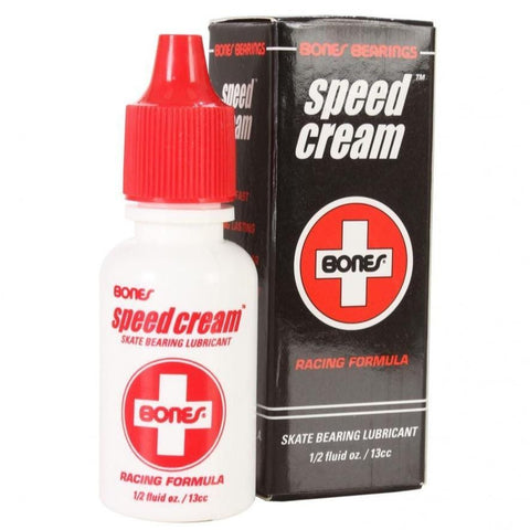 Buy Bones Speed Cream (Bearing Lube) 1/2 Fl Oz. Suitable for all bearing types. Speed cream. Best for Skateboarding in Lancashire and Greater Manchester at Tuesdays Skateshop Bolton UK. Buy now pay later. Fast Delivery and shipping.