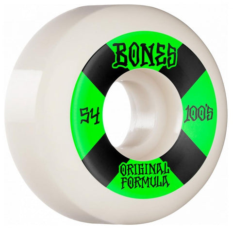 Bones 100's V5 Sidecut Skateboard Wheels 54 MM 100 A