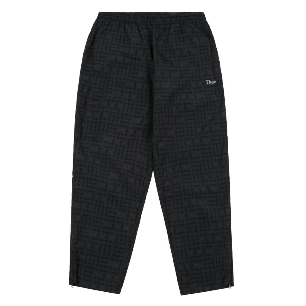 Buy Dime MTL Splash Trackpants Charcoal. 100% Nylon.Splash all over print.Elastic waistband with drawstrings on the inside.Slant pockets.Vertical welt pocket with zipper. Zippers at bottom hem. Shop the biggest and best range of Dime MTL in the UK at Tuesdays. 5 Star customer reviews, Fast Free delivery, secure payment & Buy now pay later options.