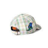 Buy Butter Goods Bucket Plaid 6-Panel Cap Forest Green. Pre Curved brim. Embroidered bucket detail at back. 100% Cotton construct. Adjustable matching back strap with brass closure. Butter Orange woven tab detail above. Fast free UK Delivery & Buy now pay later at Tuesdays. #1 UK destination for Butter Goods in the U.K.