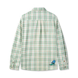 Buy Butter Goods Plaid Shirt Forest Sage. Bucket embroidered details. 100% Polyester construct. Collared. Tortoise Shell buttons. Shop the best range of Buttergoods in the U.K. at Tuesdays Skate Shop. Fast Free delivery options, Buy now Pay Later & multiple secure payment methods at checkout. Best rates for Skate and Street wear.